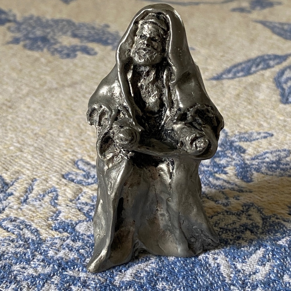 Moses with Torah Fine Pewter Figurine